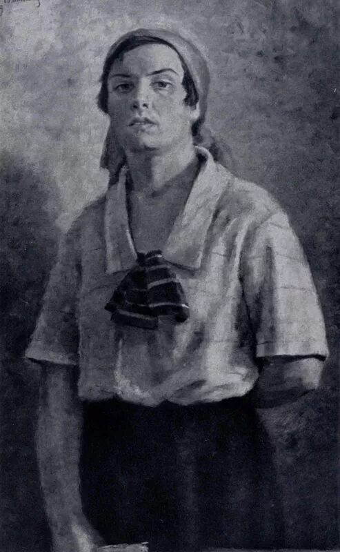 г. делегатка. председательница картина георгия ряжского. делегатка. делегатка картина.