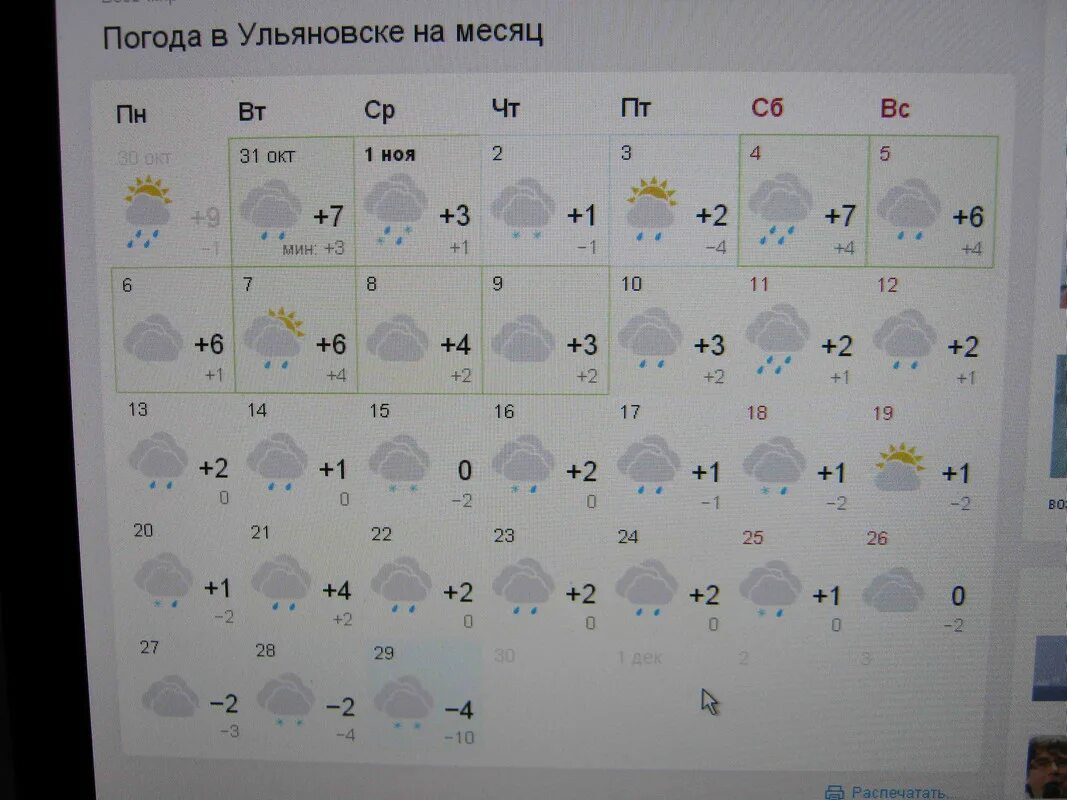 Ульяновск погода сегодня завтра по часам