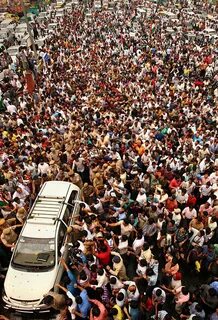 Crowded cars