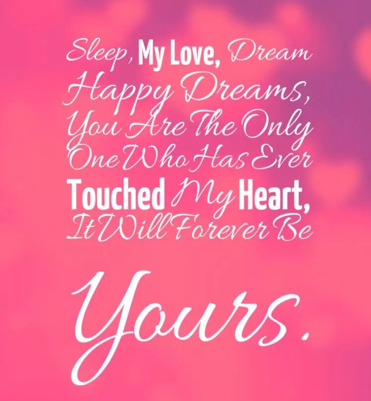 Be you one my