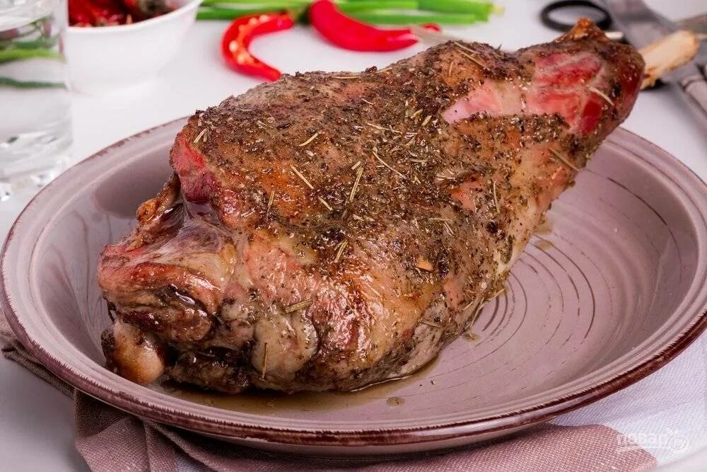 Рецепт ноги ягненка в духовке