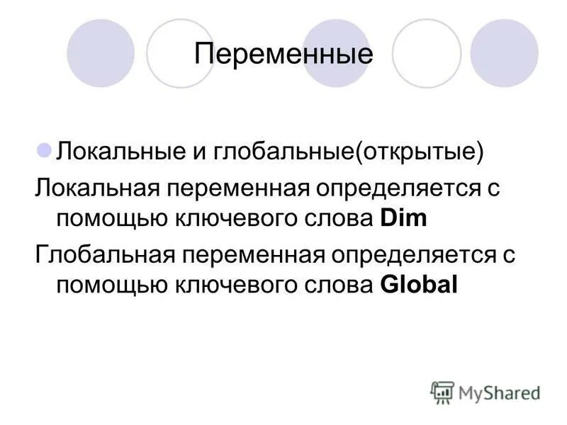 Ключевое слово global