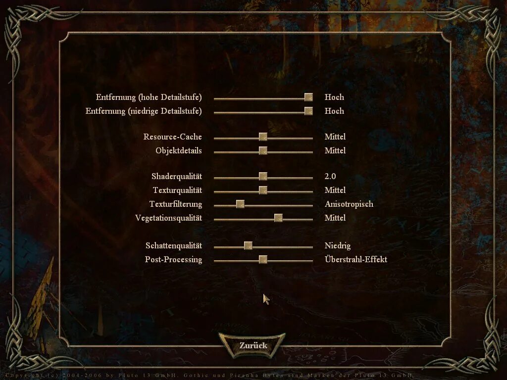 Gothic управление