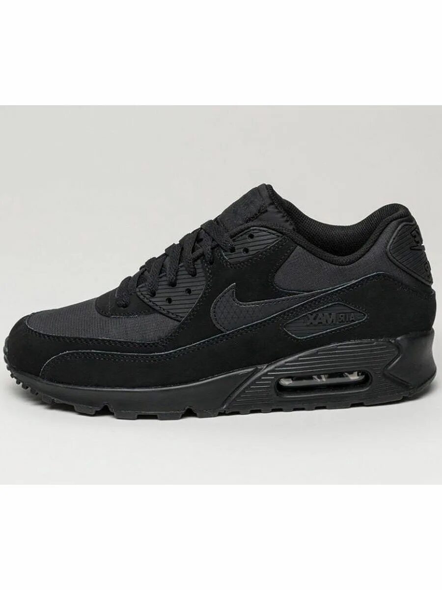 Черные найк цена. Nike Air Max 90 Essential Black. Nike Air Max Black. Nike Air Max 90 женские черные. Кроссовки Nike Air Max 90 Black.