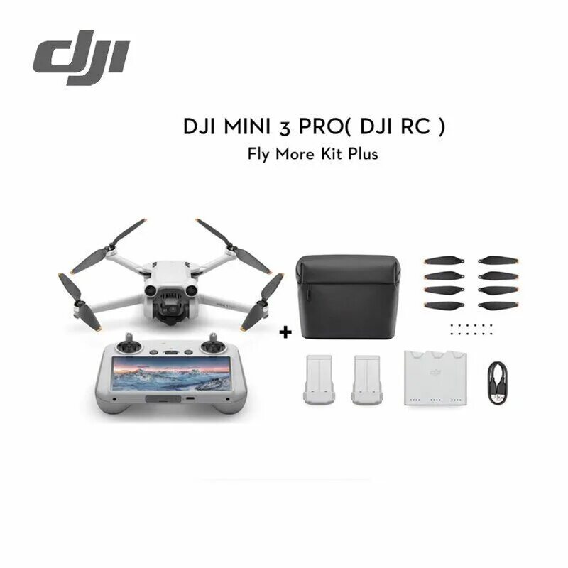DJI Mini 3 pro RC ( Квадрокоптер , пульт управления с экраном ) - купить по выго