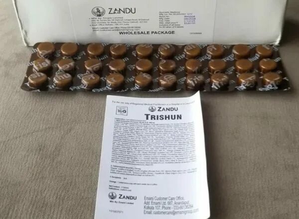 Zandu trishun отзывы. Тришун индийский. Zandu Trishun Tab Занду Тришун 30таб [a+. Тришун Занду состав. Trishun таблетки Индия.