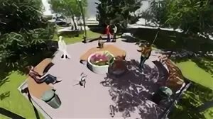 Сквер между домами