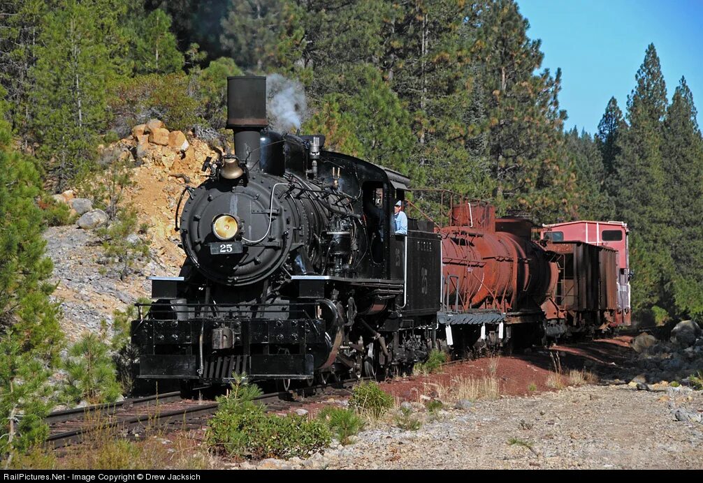 MCCLOUD Railway 25. Американский паровоз Прери. Прерия и паровоз. New York logging Railroad.