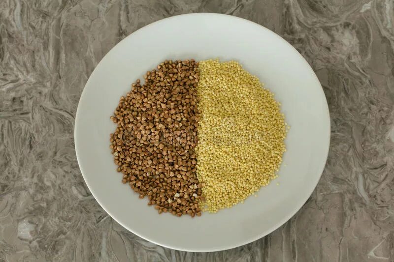 Гречка киноа и бурый рис. Крупы и злаки. Гречка с пшеном. Ядрица пшеничная. Рассыпчатые каши.