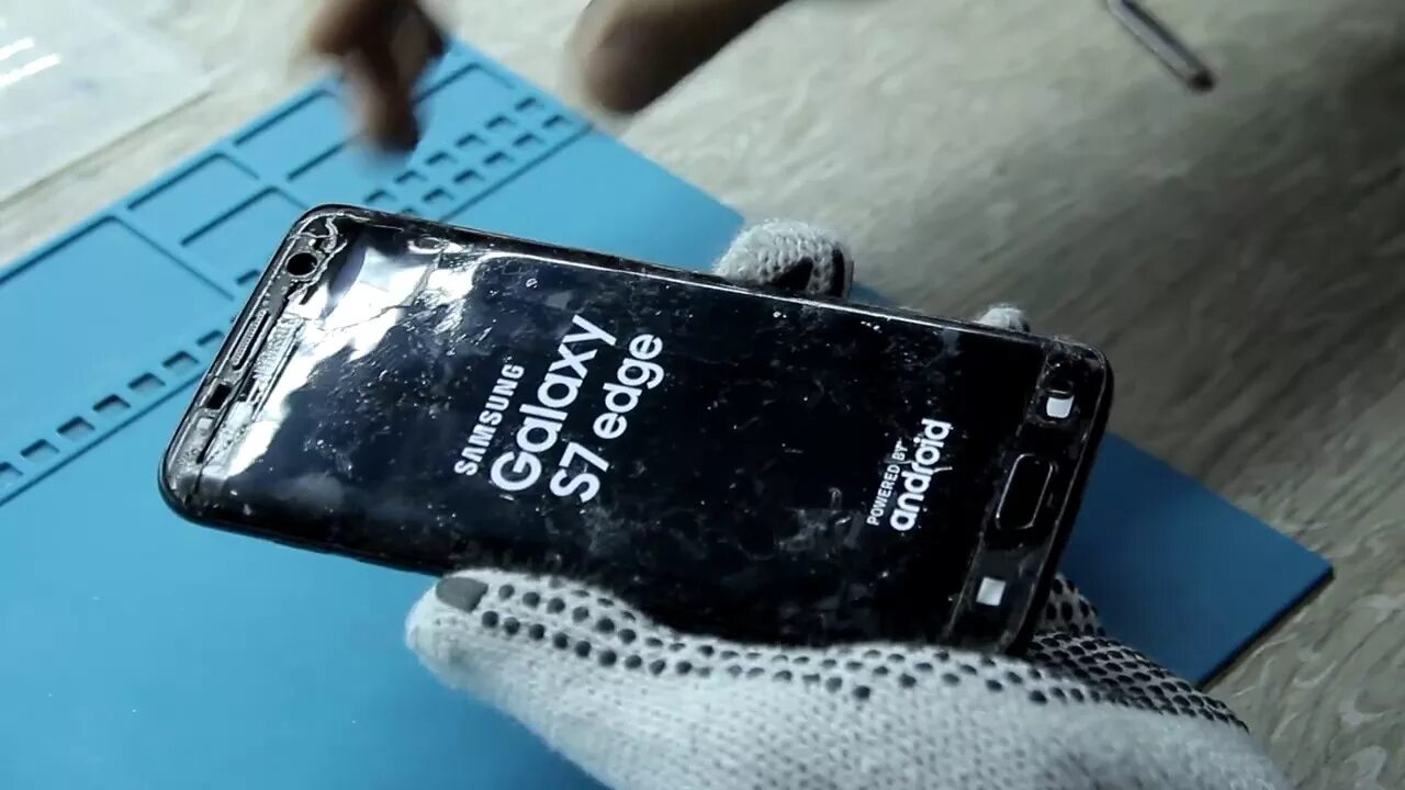 ЗАМЕНА ЗАЩИТНОГО СТЕКЛА НА SAMSUNG GALAXY TAB 2-REPLACING SAFETY GLASS FOR SAMSU