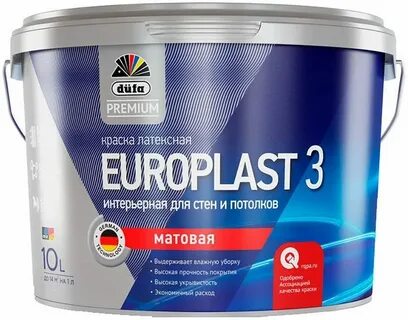 Краска матовая латексная dufa 10 л