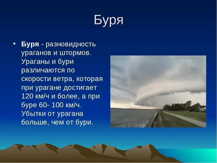 Как ты понимаешь значение шторм. Презентация на тему ураган. Доклад про бури. Буря презентация. Ураганы бури смерчи.