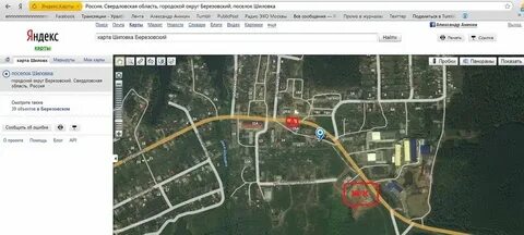 Кадастровая карта березовский свердловская область