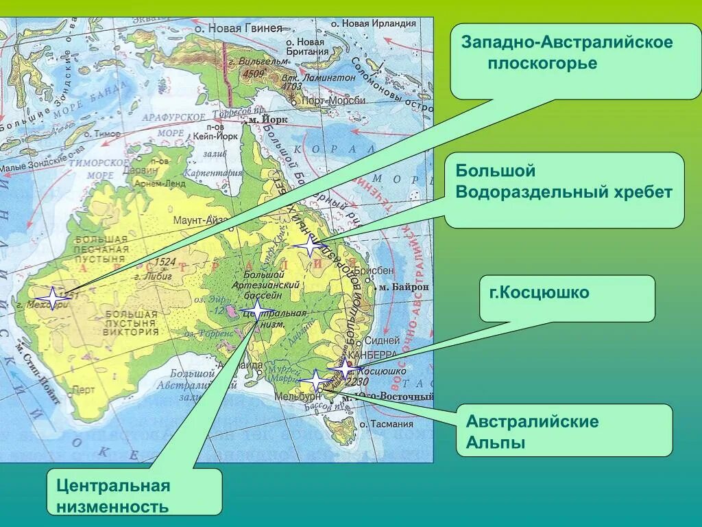 Большую часть материка занимают низменности. Западно австралийское плоскогорье на карте Австралии. Низменности Австралии на карте. Западно австралийское плоскогорье на карте.