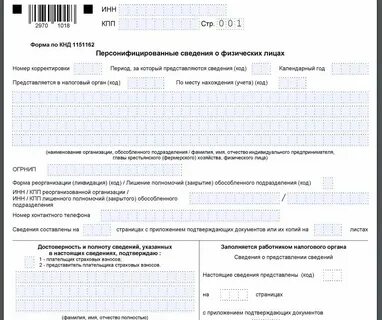 Форма 1151162 в 2024 году