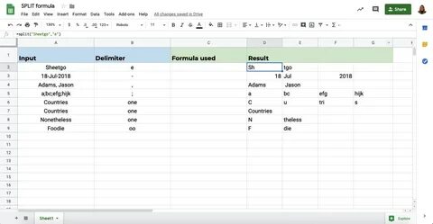 Ячейка google sheets