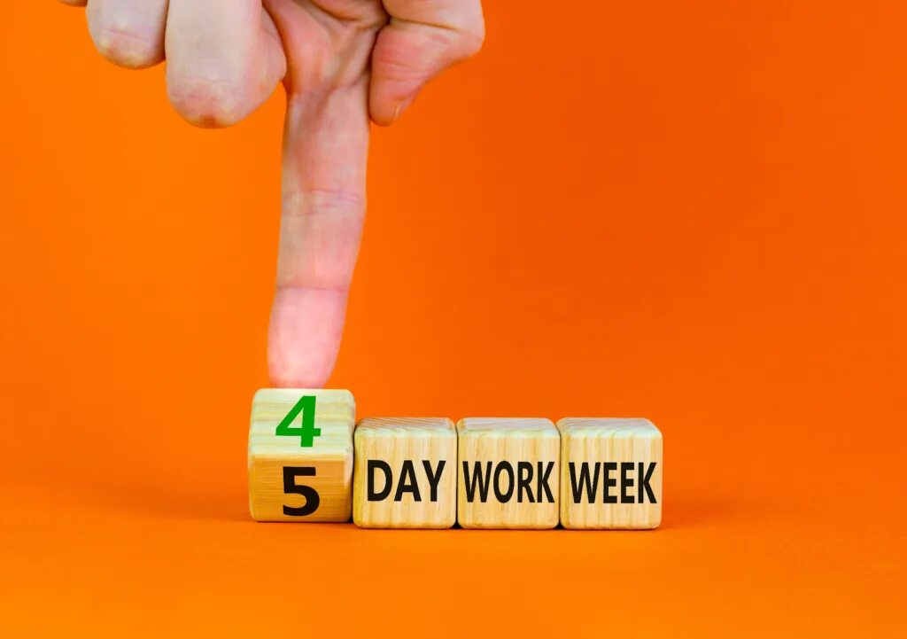 5 day working week. Work week. Workweek.