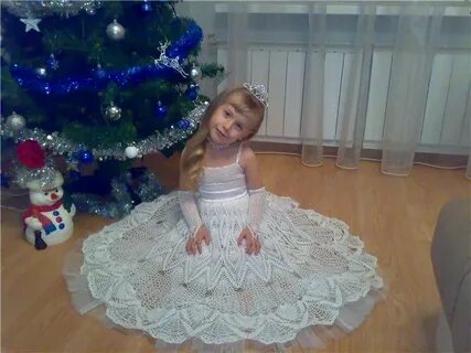 Девочка нарядное крючком