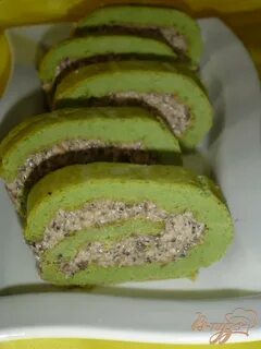 Рулет зеленый с сыром