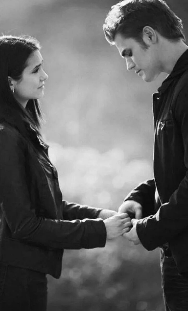 Vampire Diaries Stefan and Elena.