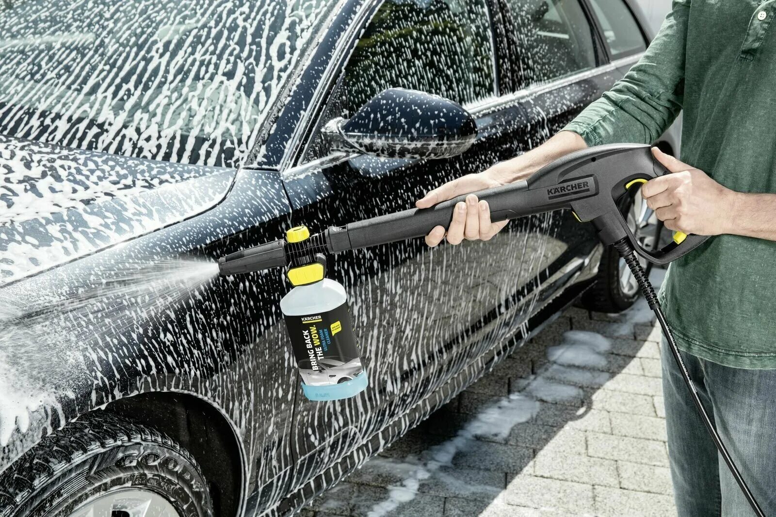 Помыть двигатель автомобиля керхером. Karcher 2.643-100. Пенное сопло connect 'n' clean FJ 10c 2.643-767.0 Karcher. Пеногенератор Karcher FJ 6 (2.643-147.0) 0,6 Л. Мойка машина Керхер машина.