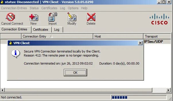 Cisco Systems VPN client. Cisco VPN client подключение. Cisco VPN client не подключается. Cisco VPN client ошибка 51. Error connection terminated