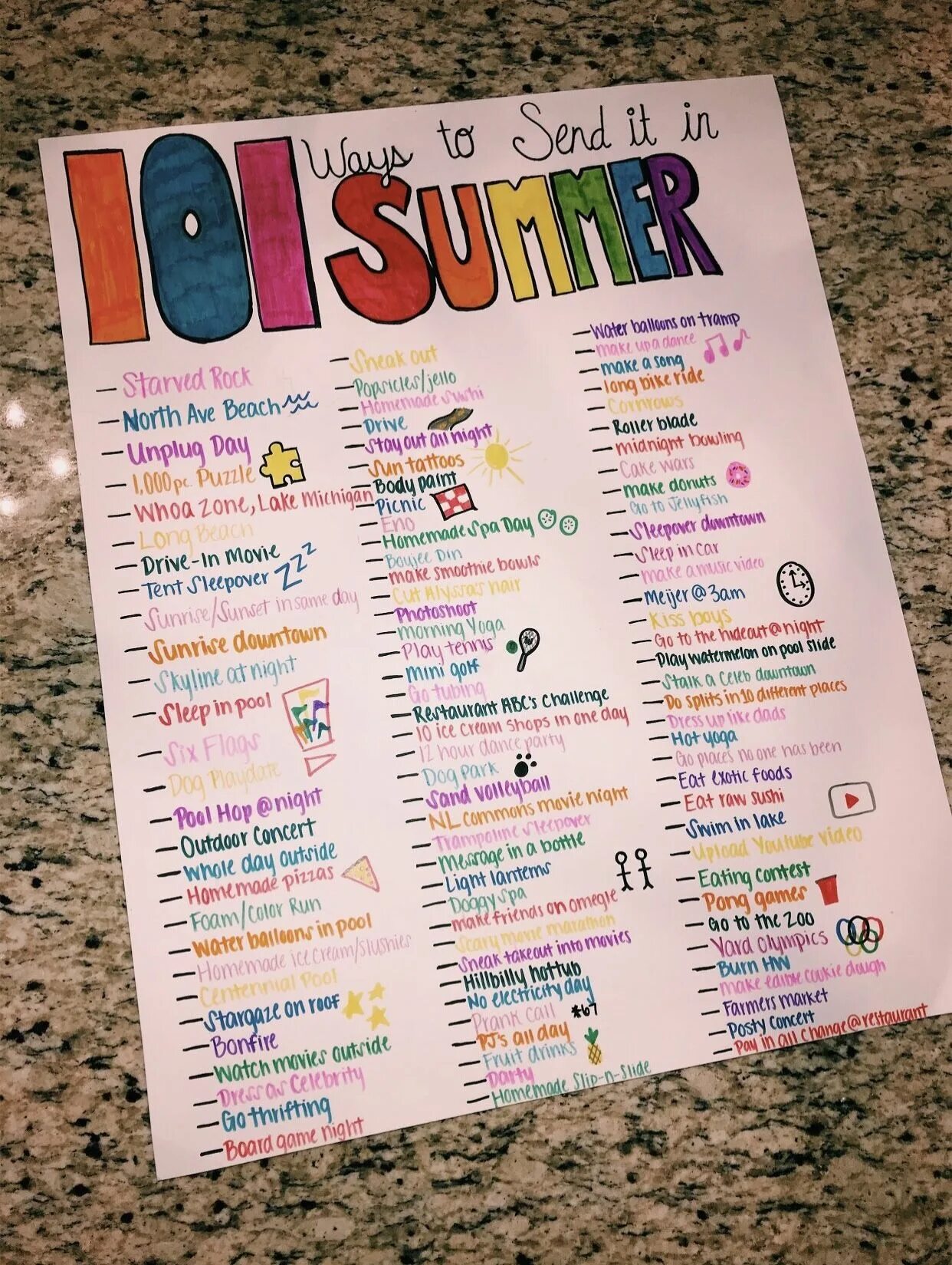 Что сделать летом список. Идеи на лето список. Список дел на лето. Идеи планов на лето. Идеи для лета список.