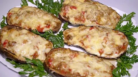 Баклажаны с мясом и сыром