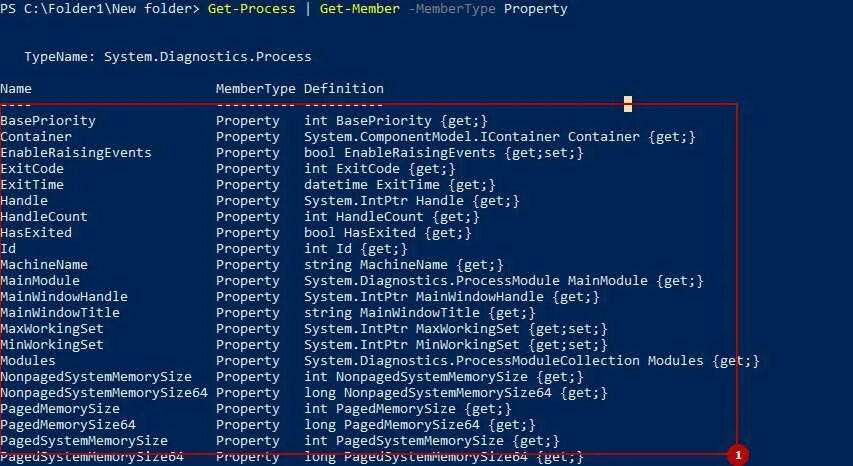 Get process name
