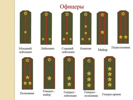 Сколько званий до лейтенанта