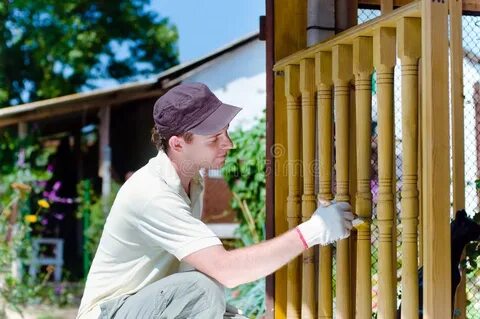 Painting the fence