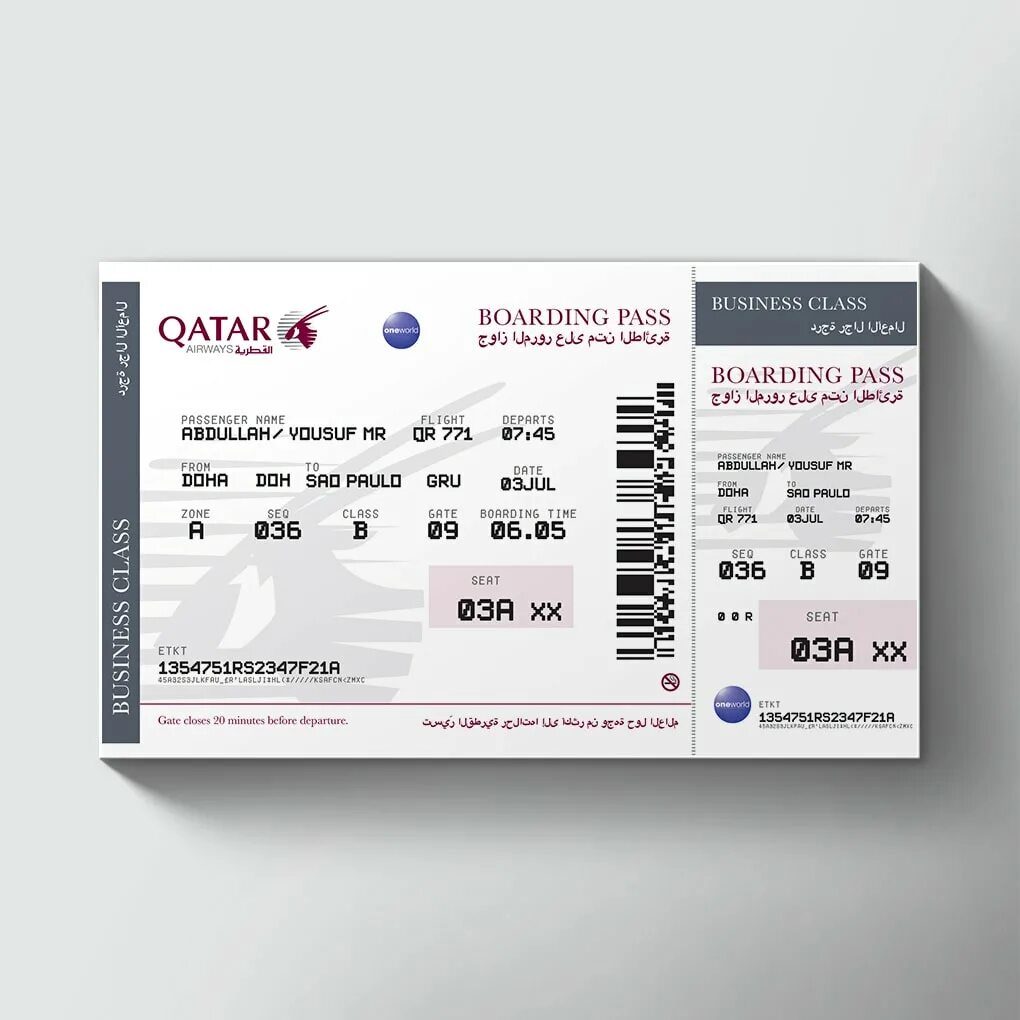 Переведи ticket. Билет Катар Эйрлайнс. Посадочный талон Катар. Билеты на самолет бизнес класс. Билет ticket.