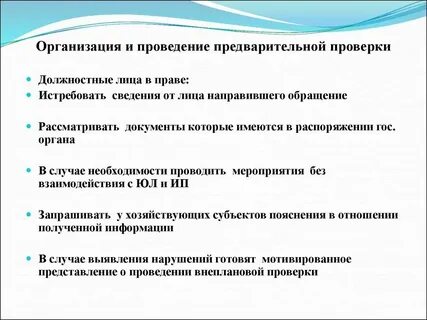 Проверка предварительного заключения