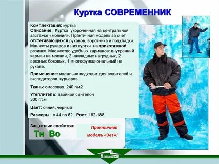 Описание куртки
