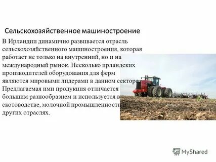 Анализ отрасли сельского хозяйства