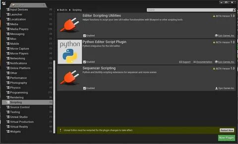 Unreal python