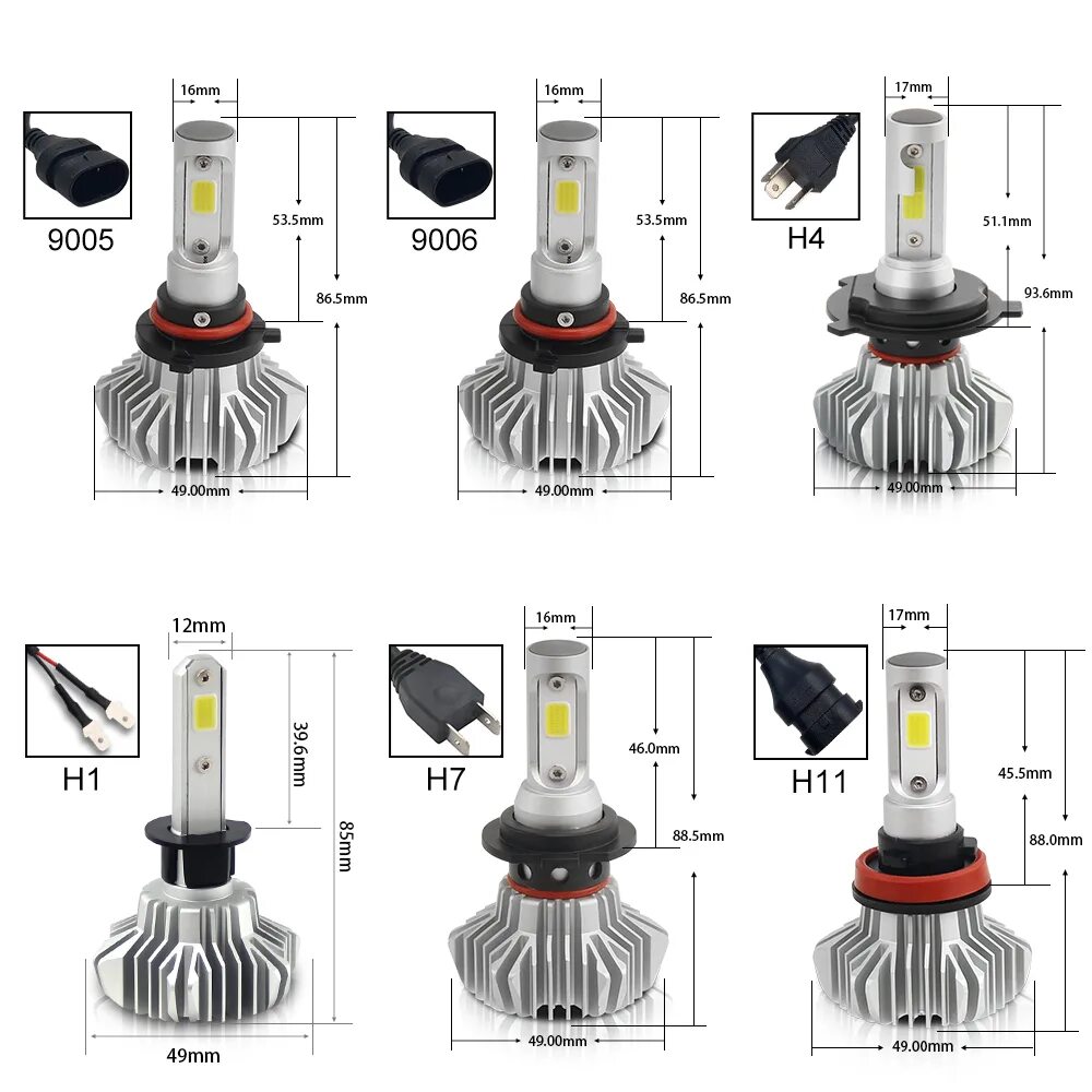 Как поставить лед лампы. Светодиодные лампы 80w (12000lm) h4. размер led лампы h4. лампа светодиодная h7 12000k. лэд лампы автомобильные вн 4.