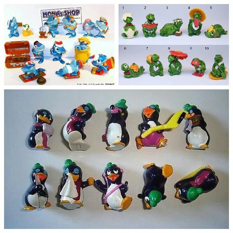 Старые киндеры купить. Kinder Пингвин 1995. Киндер сюрприз коллекция 1995. Киндер сюрприз Toys. Киндеры старые коллекции.