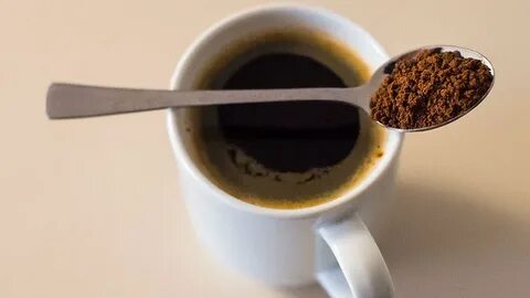 Ложка растворимого кофе