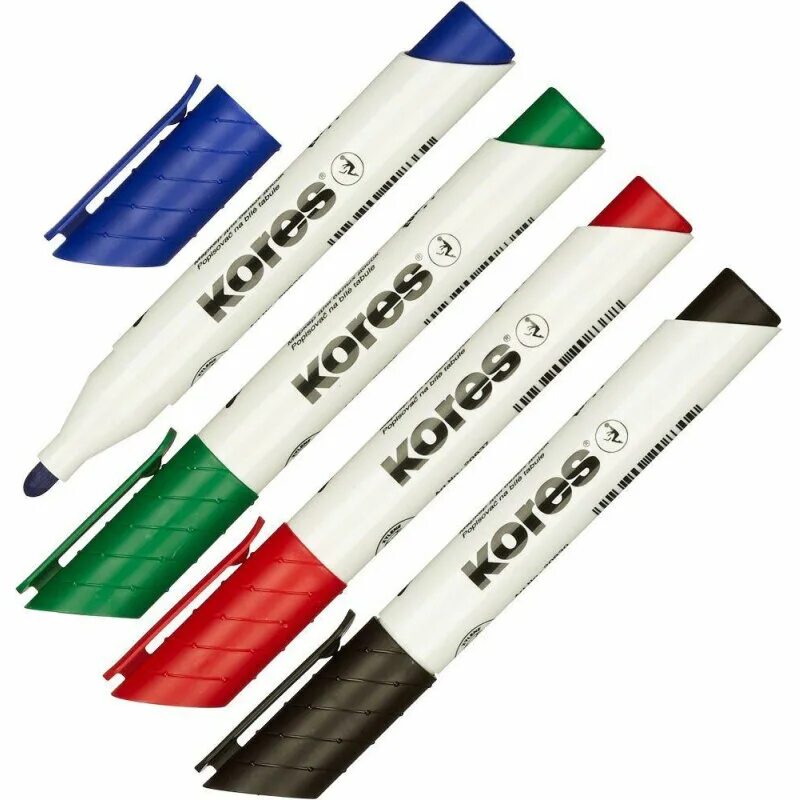 Набор маркеров для доски. Kores (3 штуки). Набор офисный Kores 1229443. Маркер для досок Kores черный.
