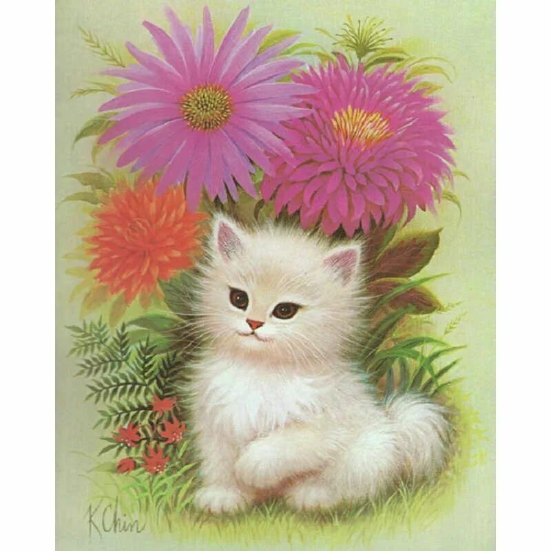 Цветы любимому котенку. Открытки с котятами. Открытка «котики». Открытки с котятами красивые. Котик с цветами открытка.