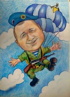 Рисунок десантника