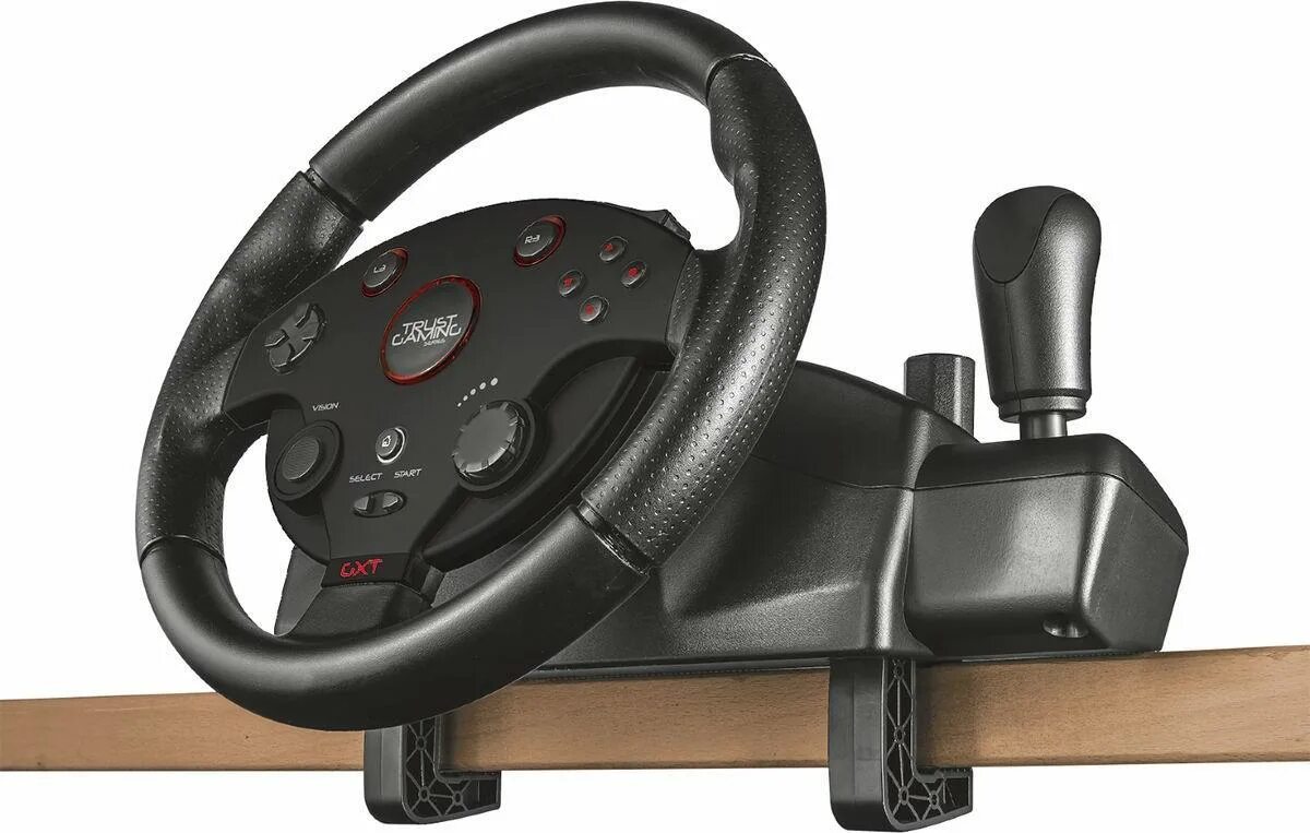 Рули trust. Руль trust gxt 288 racing wheel. руль trust gxt. руль trust gxt 27 force vibration steering wheel. руль игровой trust модель.