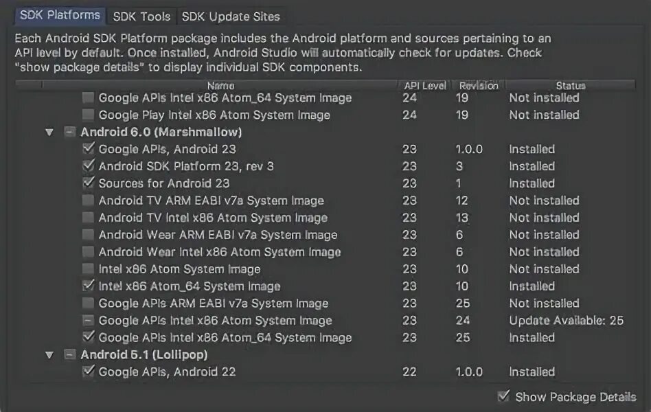 SDK platform Tools. SDK update. Android API Level. Минимальный уровень API В андроид студио. Sdk updates