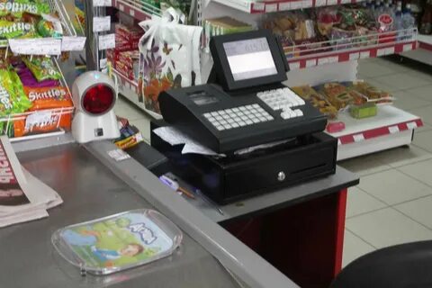 Снять сумму в кассе магазина