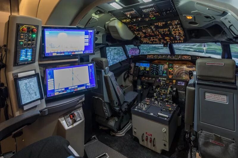 Boeing flight simulator