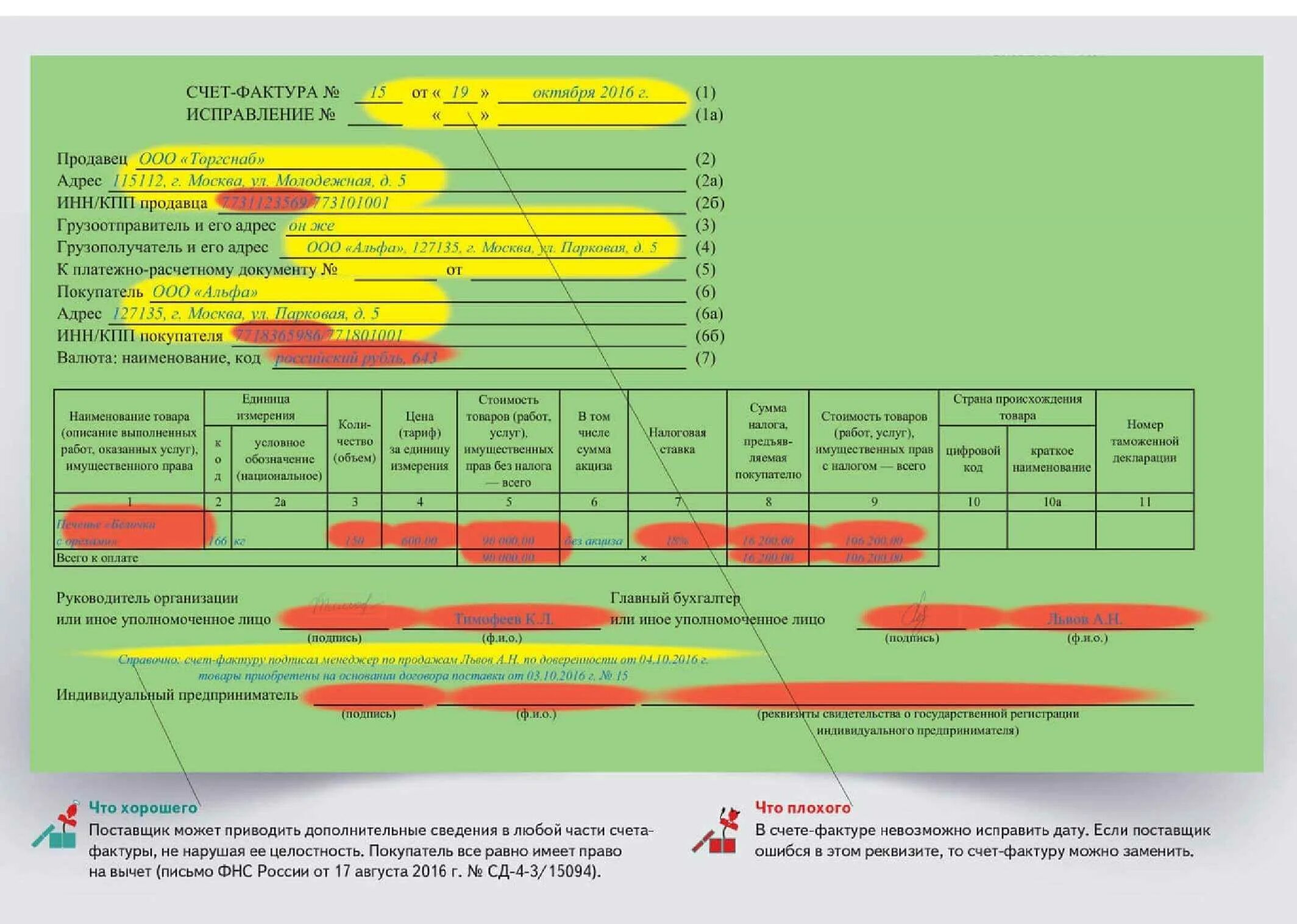 Счет фактура. Счет фактура исправление. Ошибки в счетах-фактурах. Счет фактура исправление образец.