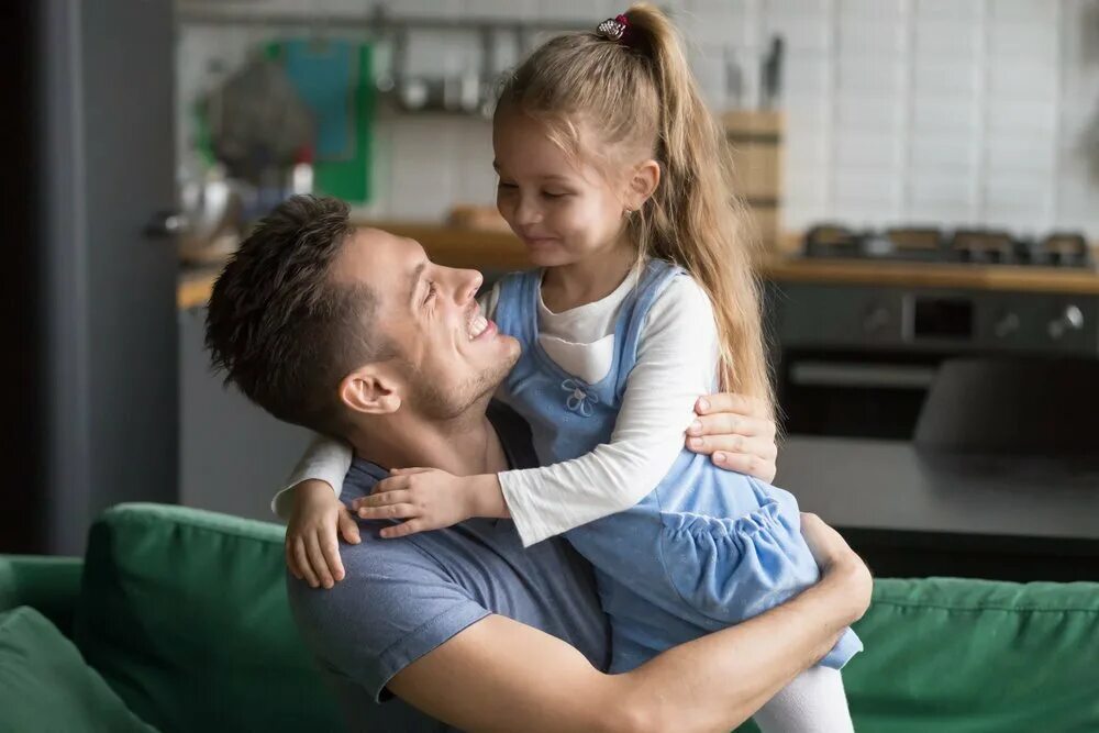 Dad enjoys