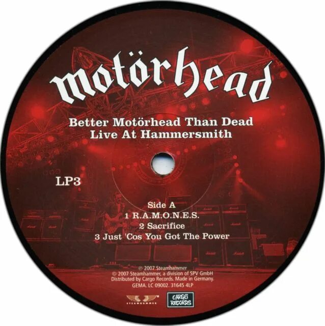 Than dead. Better Motörhead than Dead Motörhead. 2007 - Live at Hammersmith Odeon (Live) обложка. No Sleep til Hammersmith Motörhead. Motörhead, альбом Live at the Roundhouse.