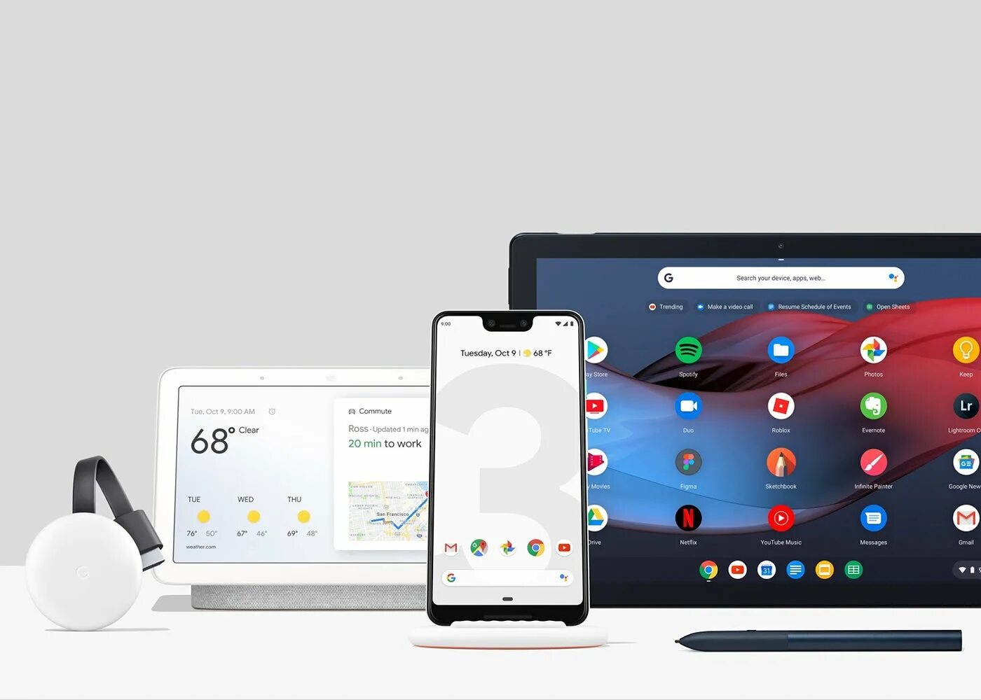 Google events. Google devices. made by google. google event. google pixel stand.